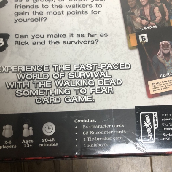 The Walking Dead Something to Fear Board Game - Picture 5 of 6